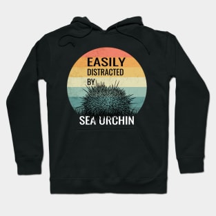 Sea urchin Retro Funny & humor Sea urchins Cute & Cool Art Design Lovers Hoodie